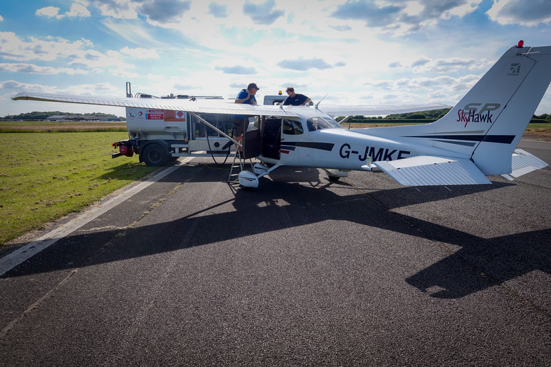 Guinness World Record & Pooleys Dawn to Dusk Awards 2023Re-Fuel Pit Stop at Turweston airfield near Silverstone